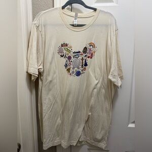 Bella Canvas Cream Epcot Graphic Tee